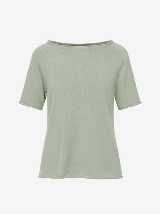 La Salle La Salle Boat Neck Sweater sage