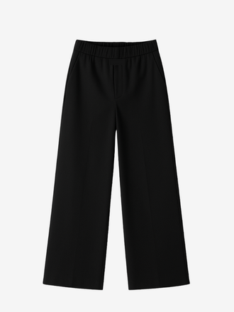 La Salle La Salle Straight Leg Pants black