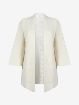 La Salle La Salle 3/4 Cardigan ecru