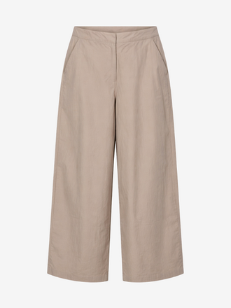 La Salle La Salle Wide Trousers sand