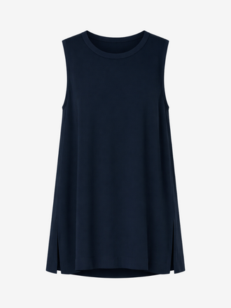 La Salle La Salle Sleeveless Top navy
