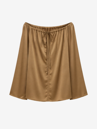 La Salle La Salle Off Shoulder Top biscuit