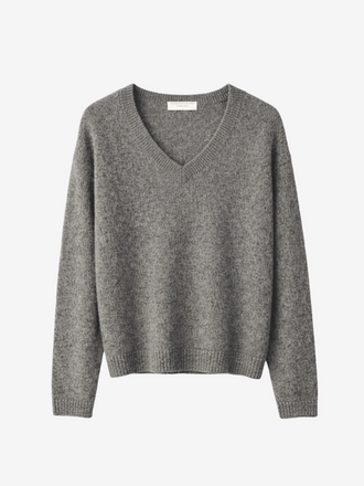 Majestic Filatures Majestic Filatures Trui V-hals flanelle