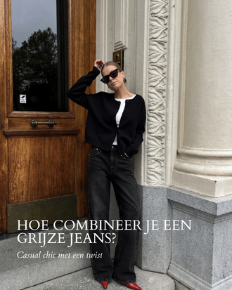 Hoe combineer je een grijze jeans? 