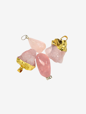 Edelsteen Hanger Rozenkwarts