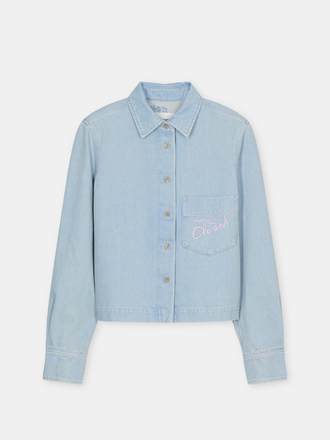 Closed Closed Cropped Classic Shirt light blue