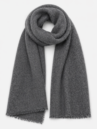 La Salle La Salle Cashmere Scarf slate grijs