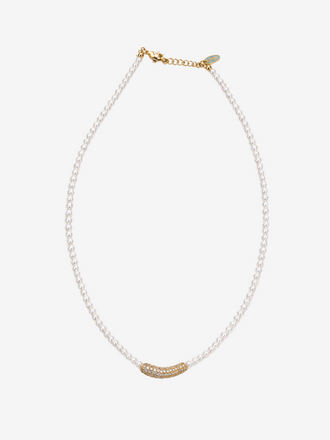 Pearl Necklace Small strass