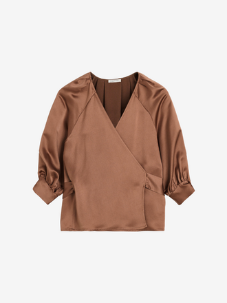 Malene Birger Malene Birger Pacey Top bruin