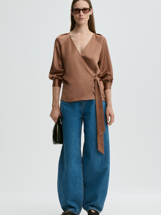 Malene Birger Malene Birger Pacey Top bruin