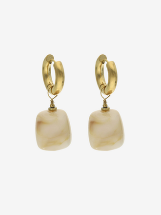 Camps & Camps Camps & Camps Oorbellen Square Marble