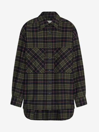 Closed Closed Overshirt Blouse cypress green