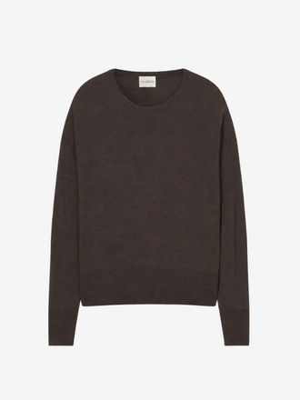 Closed Closed Crew Neck Long Sleeve mahagony brown