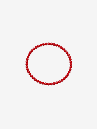 Armband Bamboe Koraal rood