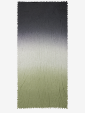 La Salle La Salle Knitted Felted Ombre Shawl Tie Dye garden