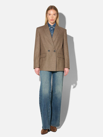 Janice Janice Jones Blazer Ruit bruin