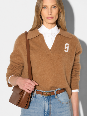 Janice Janice Resort Polo Trui Merino Cashmere camel