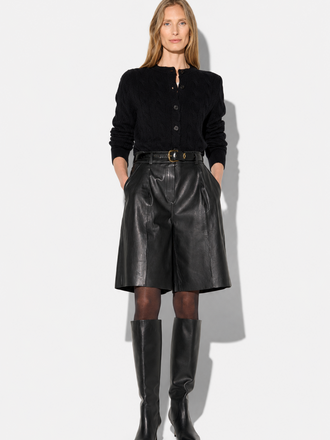 Janice Janice Lou Short Leer Steekzakken zwart