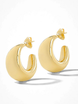 Janice Janice Oorbellen Fargo Chunk Hoops
