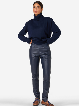 IBANA Ibana Pollie Pantalon Leer deep navy