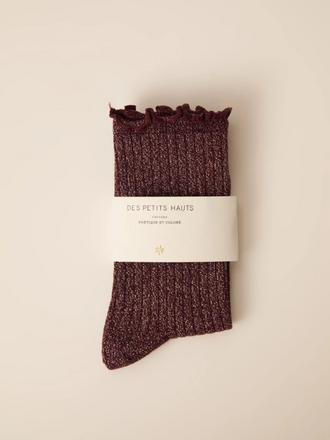 Des Petits Hauts Des Petits Hauts Orthense Sock prune