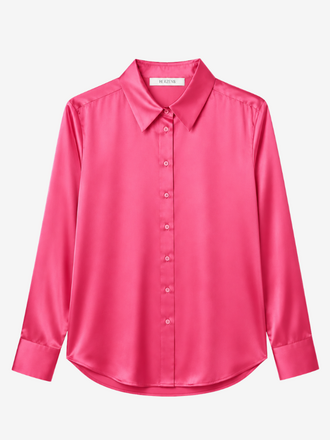 HERZENS Herzens Erin Blouse Zijden Glans pop