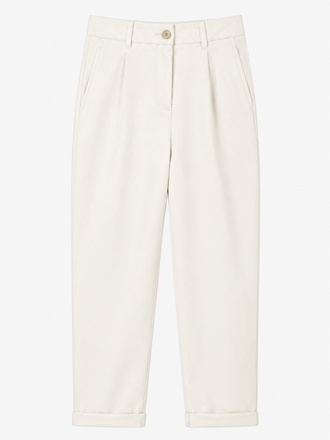 La Salle La Salle Pantalon Slim Fit panna