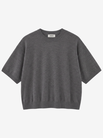 Zenggi Amsterdam Zenggi Light Merino Dawson Top charcoal