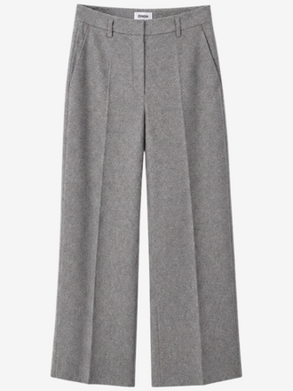 Zenggi Amsterdam Zenggi Recycled Wool Mason Pants dark grey melange
