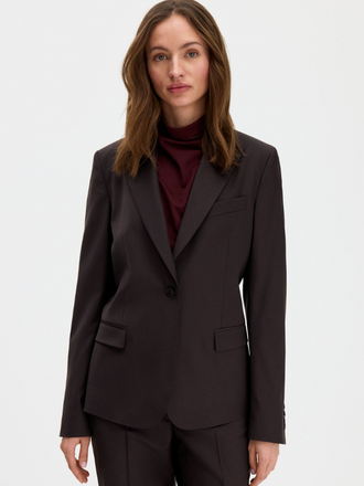 Filippa K Filippa K Sasha Cool Wool Blazer dark chocolate