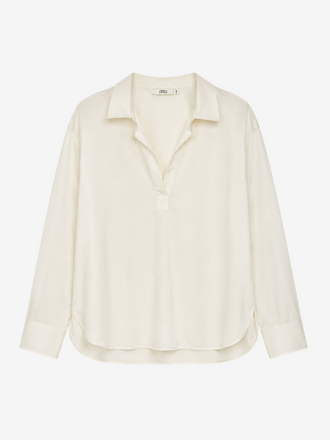 0039 Italy 0039 Italy Elda Blouse Zijden ecru