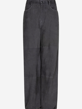 IBANA Ibana Phinou Pantalon Suede misty blue