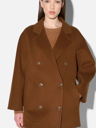 Janice Janice Kennedy Cabanjas Cashmere Double Face tabacco