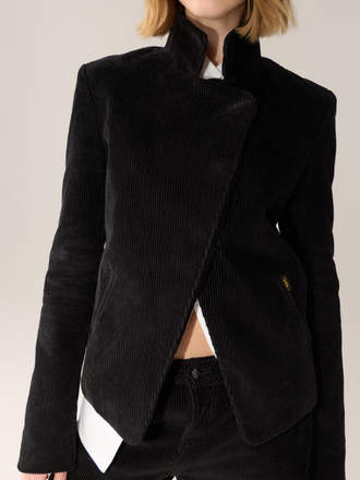 Lois Lois Rea Blazer Corduroy solid black