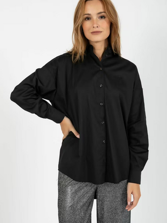 Coster Copenhagen Coster Copenhagen Boxy Classic Shirt black