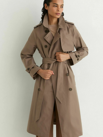 REISS Reiss Azura Raincoat taupe neutral