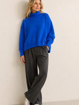 Absolut Cashmere Absolut Cashmere Clara Col Trui cobalt