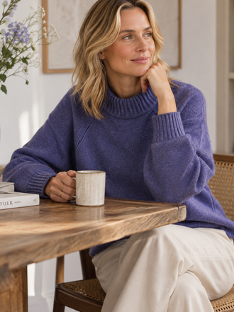 Absolut Cashmere Absolut Cashmere Gisele Trui blueberry