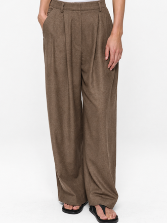 Zenggi Amsterdam Zenggi Soft Flannel Jade Elastic Pants llama
