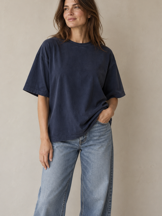 IRO IRO Etoile T-Shirt ink blue