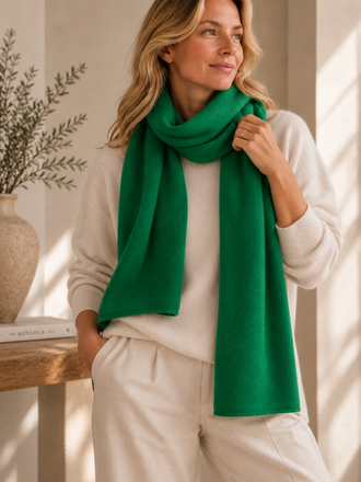 Absolut Cashmere Absolut Cashmere Infinity Shawl varsity green