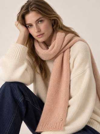 Des Petits Hauts Des Petits Hauts Alouette Shawl blush chine