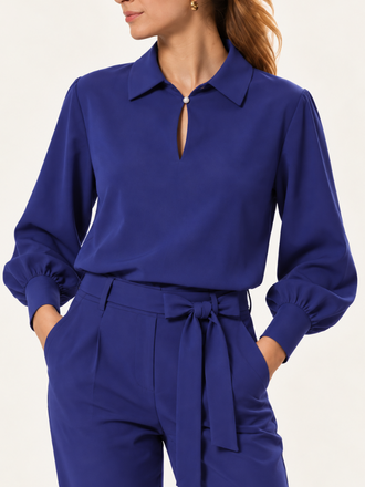 Japan TKY Japan TKY Sotoky Blouse sparkling grape
