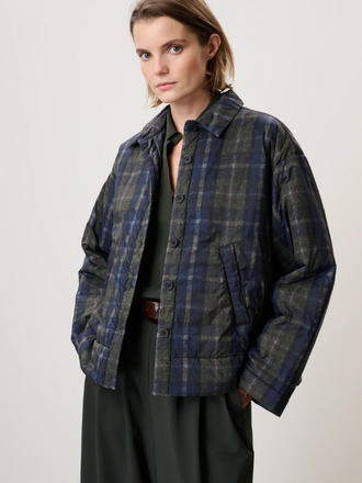Zenggi Trvl Drss Zenggi Trvl Drss The Lexi Jacket deep green check