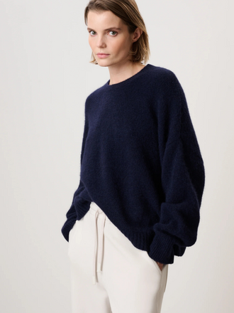 Zenggi Trvl Drss Zenggi Trvl Drss The Pamela Sweater ink blue