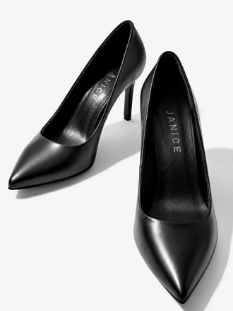 Janice Janice Dean Pumps Leer zwart