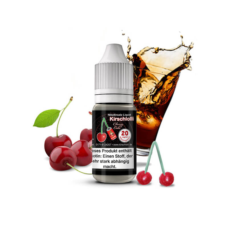 Kirschlolli Cherry Cola - Nikotinsalz Liquid - 12-18-20 mg - 5,90 ...
