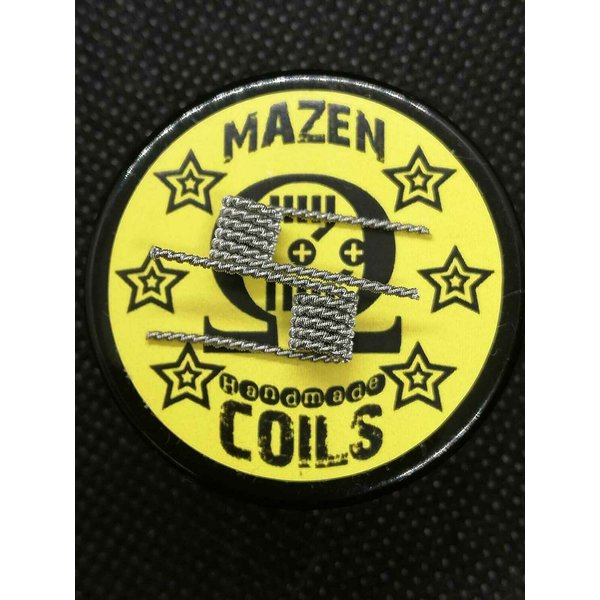 Mazen Coil Mazen Coils - Twisted Fine Fused Clapton Coils - Ni80/SS304L – ca. 0.48 Ohm Single
