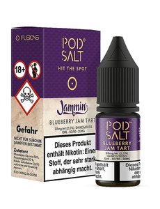 Pod Salt Pod Salt - Blueberry Jam Tart - 10 ml Salt Liquid - 20 mg Nikotin - Mit Steuerbanderole