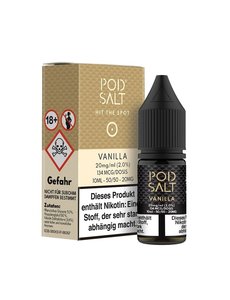 Pod Salt Pod Salt - Vanilla - 10 ml Salt Liquid - 11 mg | 20 mg Nikotin - NEUE STEUER !